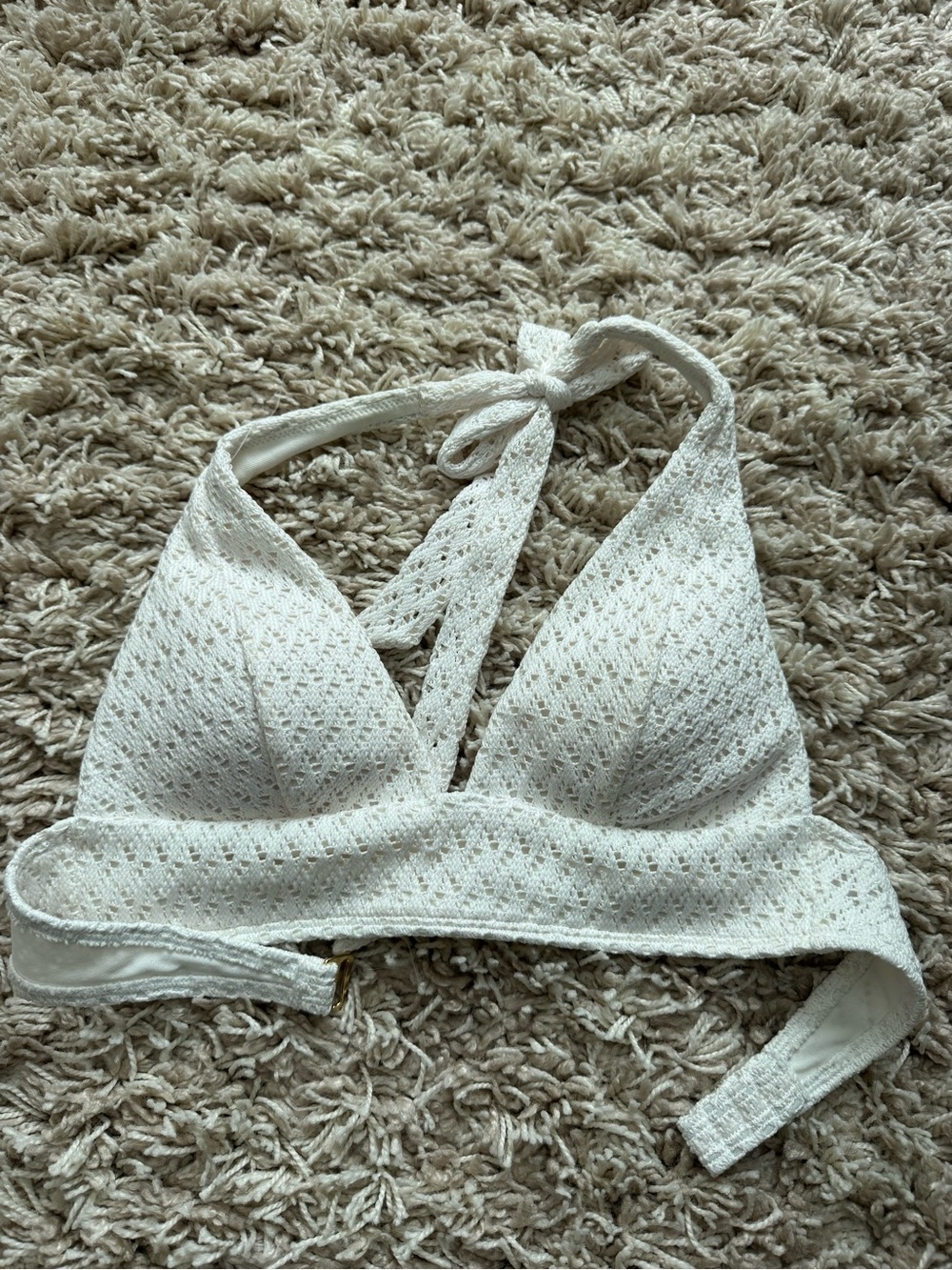 HOLLISTER SWIM TOP CREAM